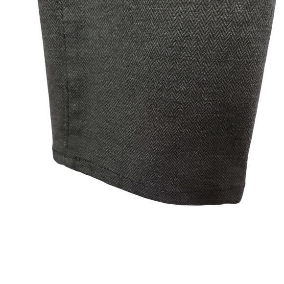 Calvin Klein Dark Gray Herringbone Slim Trouser Classic Dress Pants Size 30 x 30 - Picture 7 of 15